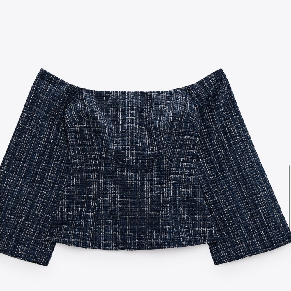 Zara textured top